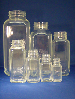 French Square Jars